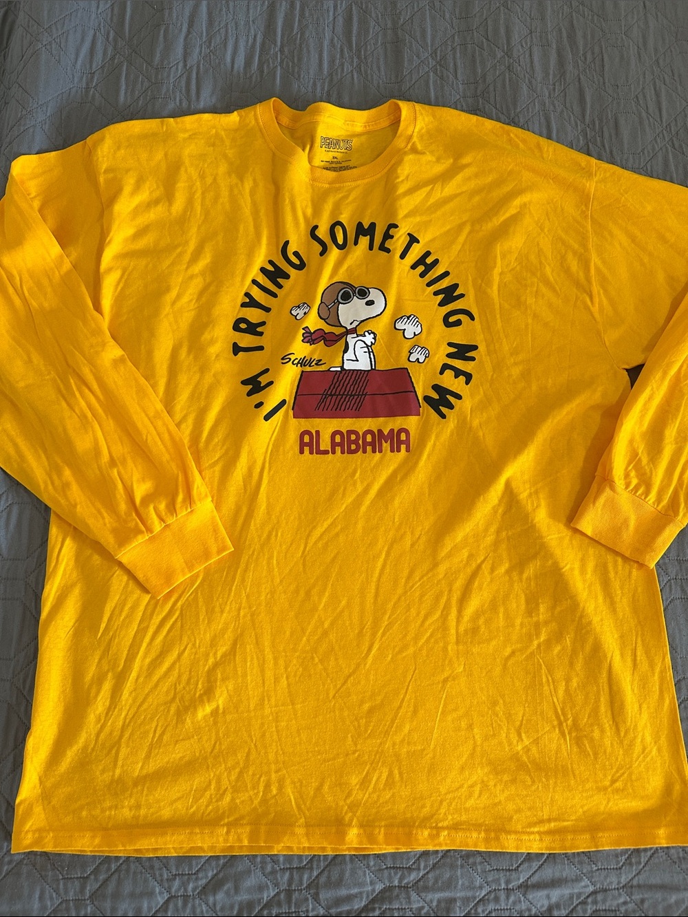Peanuts Alabama long sleeve Shirt Size 2XL